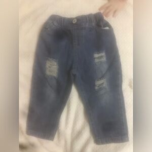Little boy blue jeans size 12-18 months been worn twice